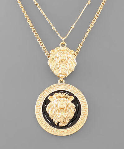 Lion Layered Necklace