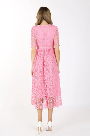 Pure Romance Lace Midi Dress