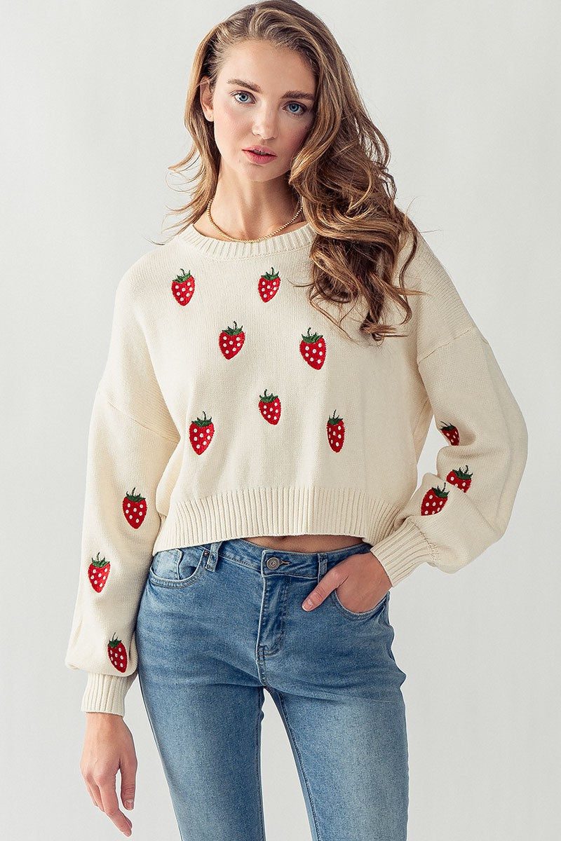 Strawberry Fields Forever Pullover