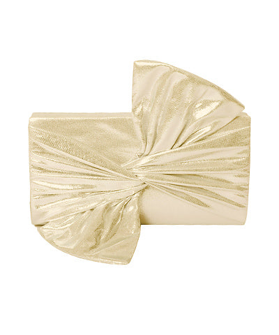 Gold Bow Evening Clutch