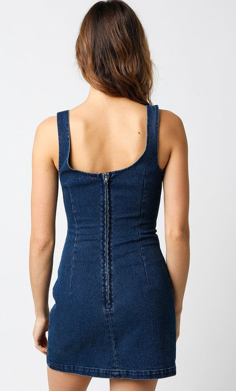 Regan Denim Mini Dress