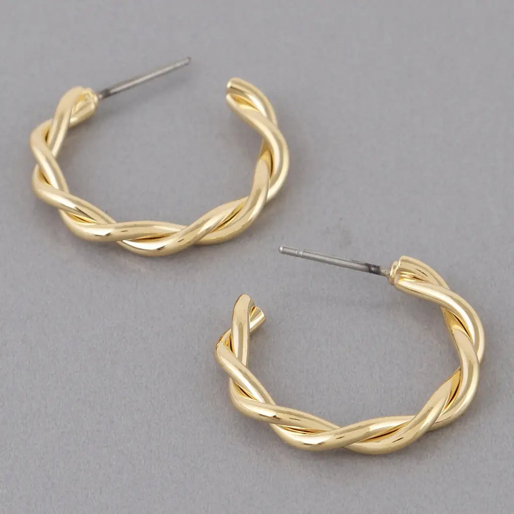 Twisted Hoop Earring